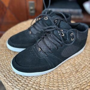 éS Accel Slim MID Skateboarding Shoes Size 11 Black